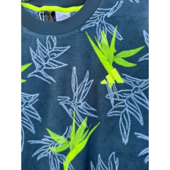 Adidas Oasis Crew Sweatshirt Artic Night Blue Medium NWT - Picture 5 of 8